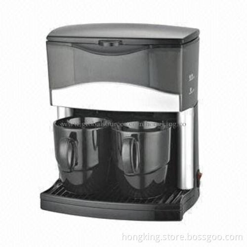 Coffee Maker with 2 Cups, Tea Maker Function
